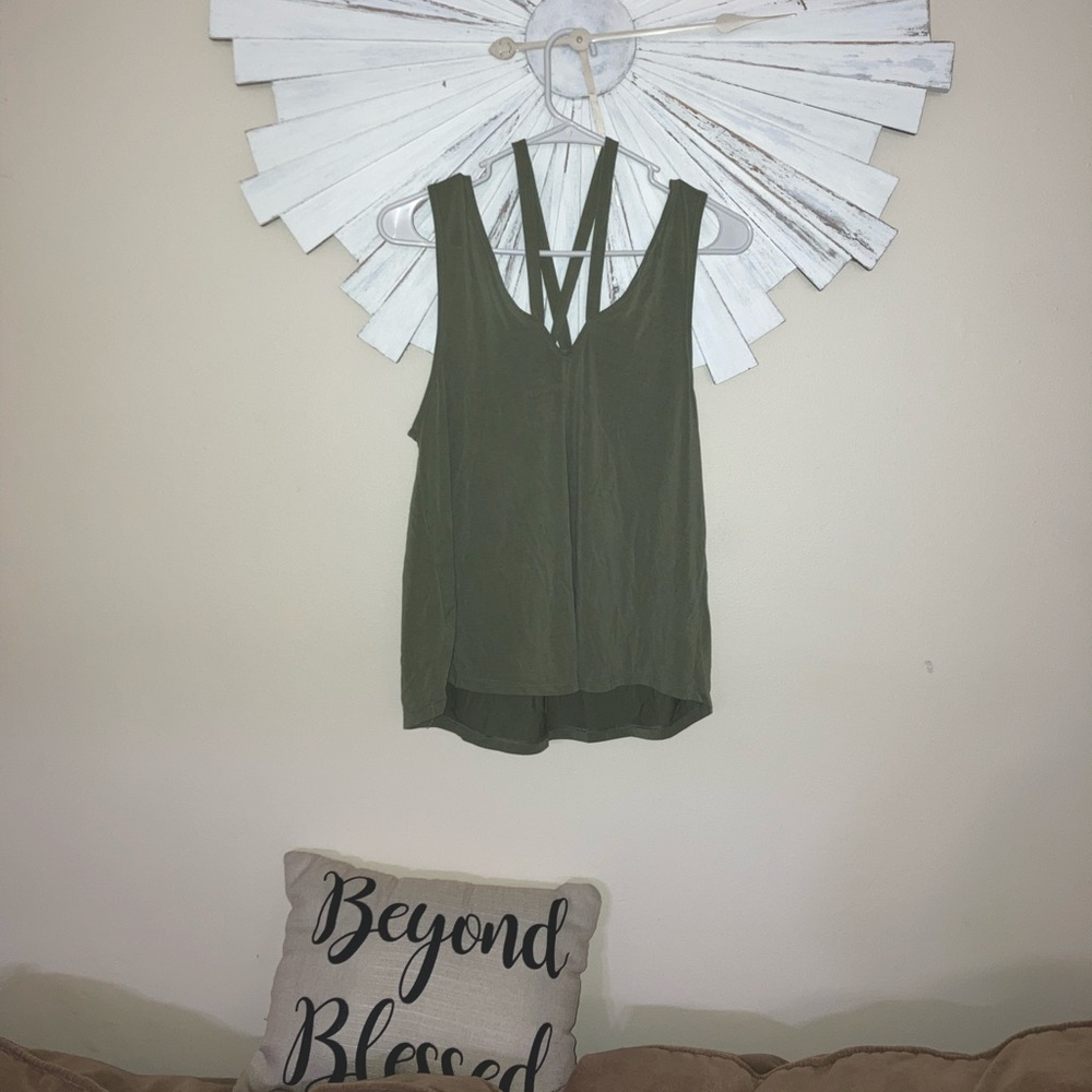 American Eagle women’s large suede tank